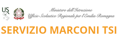 Servizio Marconi TSI USR Emilia Romagna
